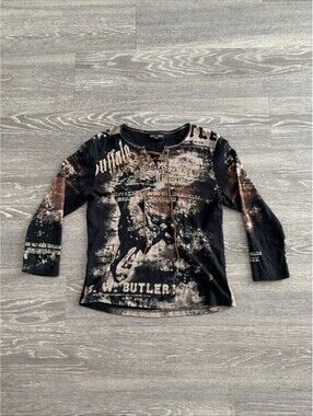 Skinny Minnie western top size M y2k